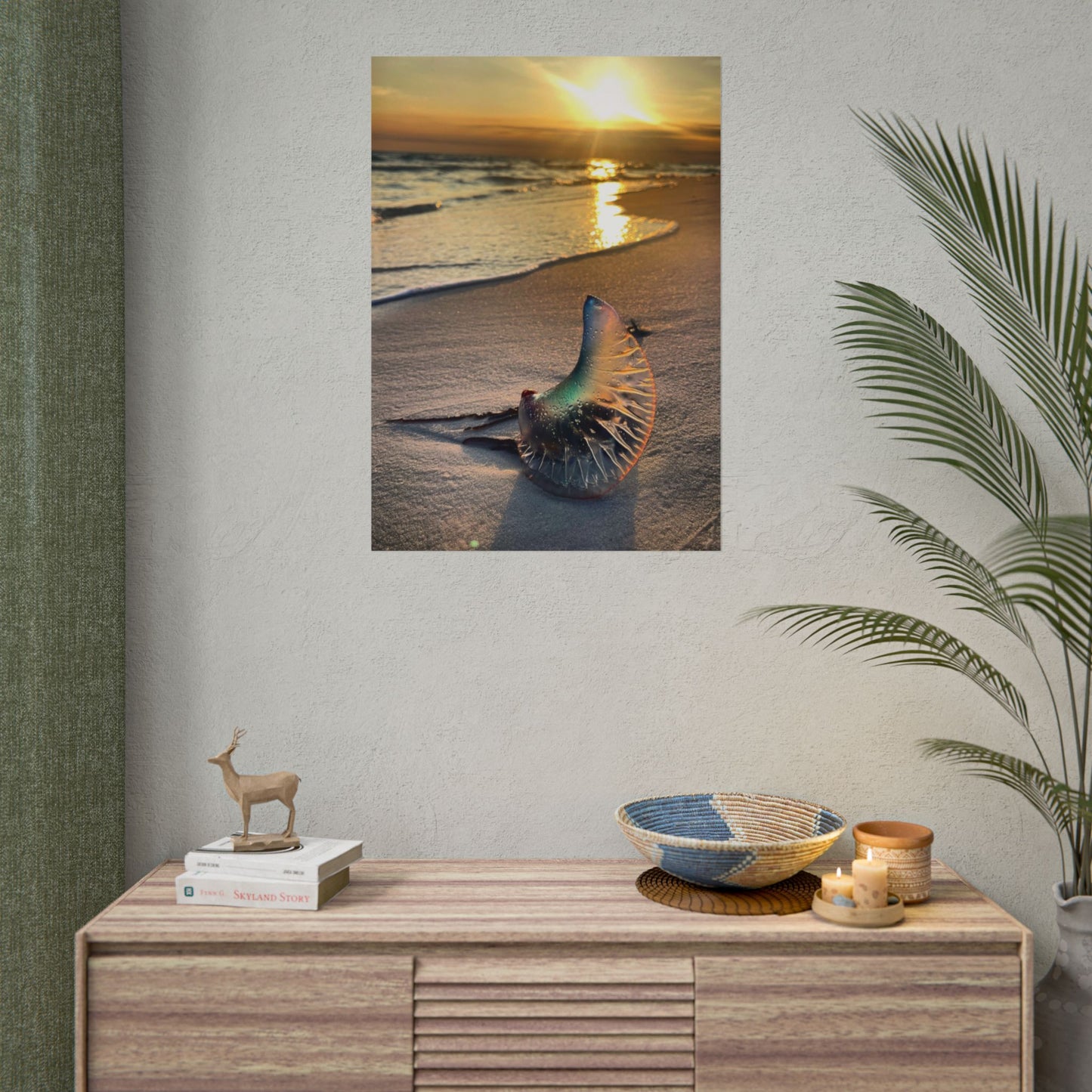 The Day The Moon Washed Ashore Rolled Poster