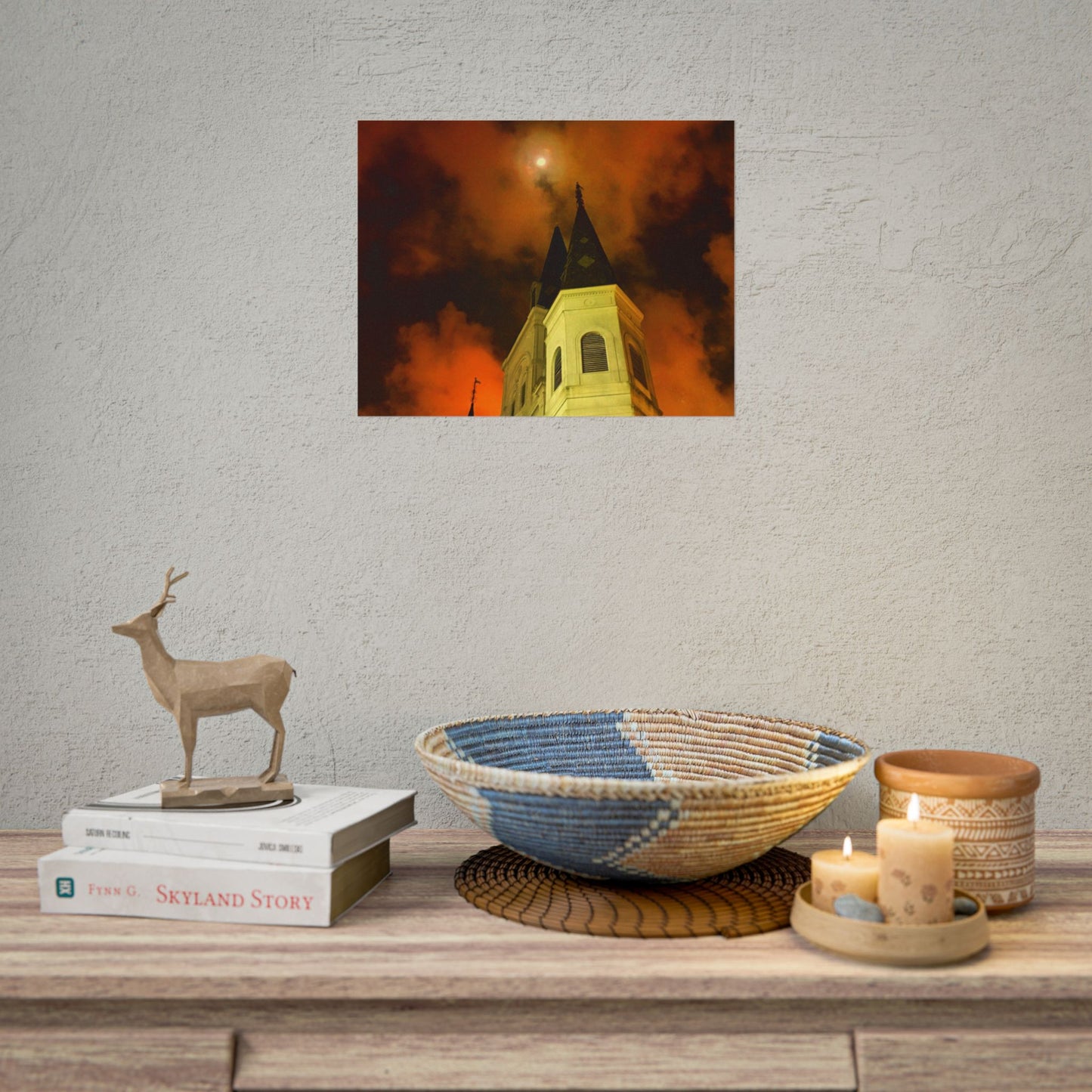 Moonrise Over St. Louis (V.2) Rolled Poster