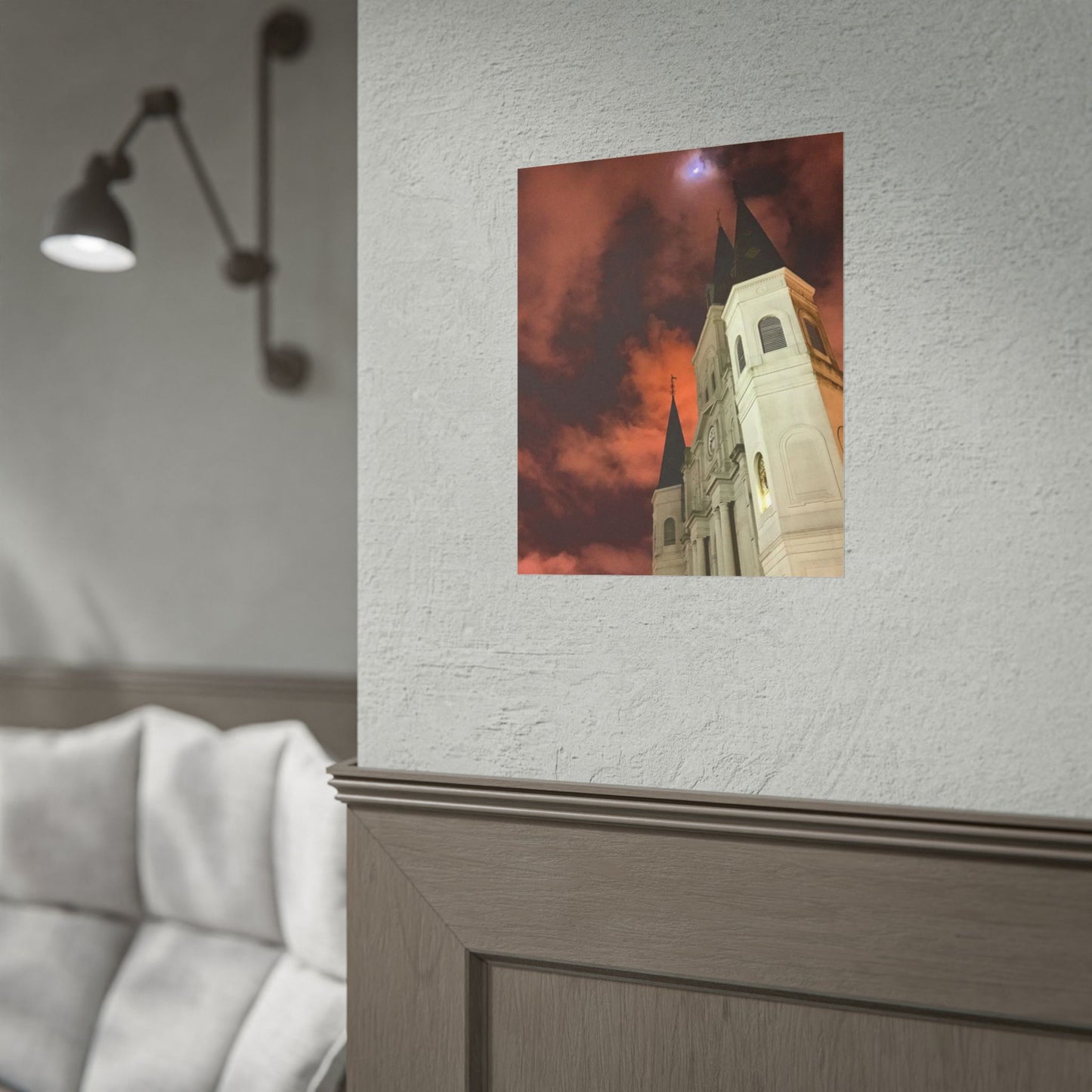 Moonrise Over St. Louis (V.1) Rolled Poster