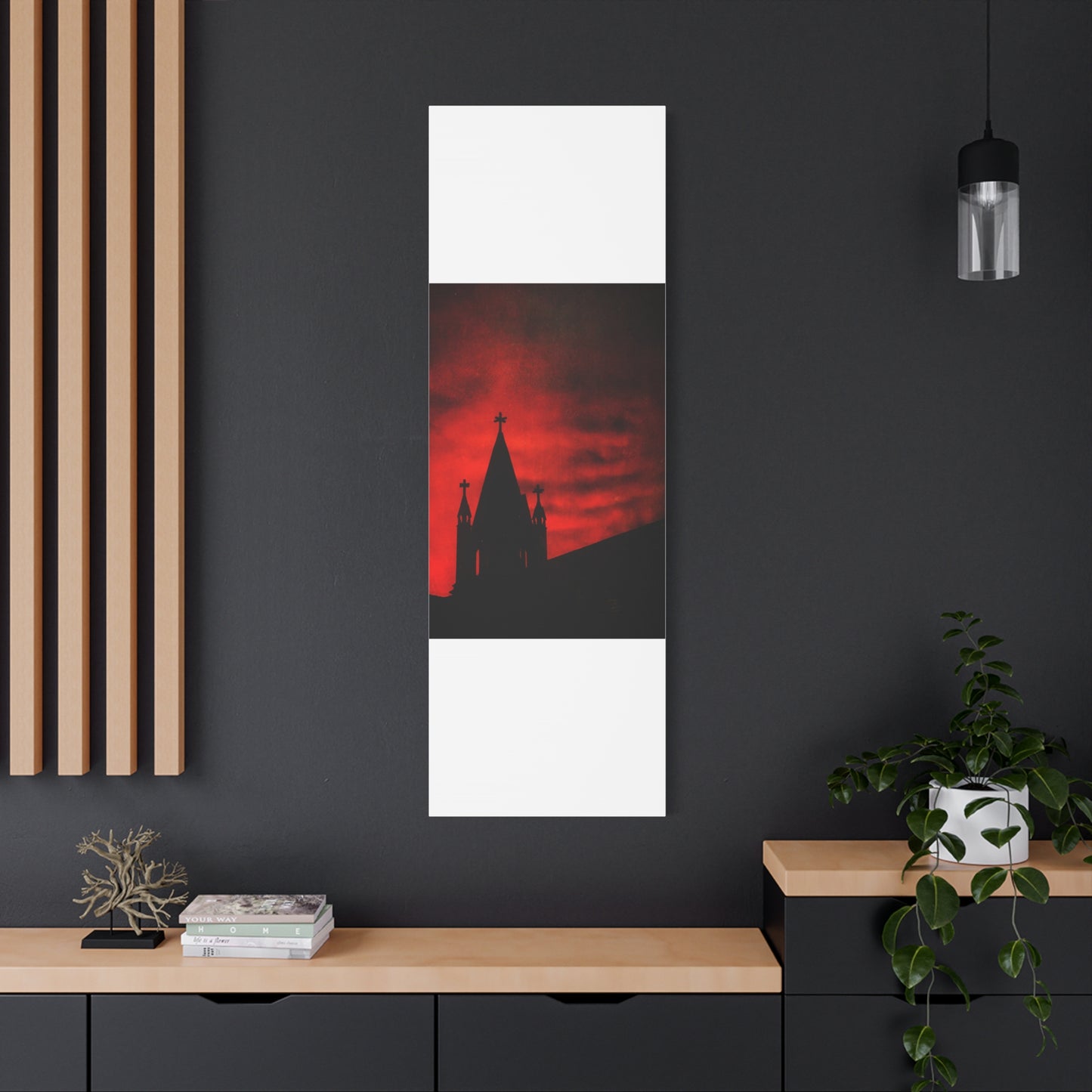 Blood Dusk Matte Canvas, Stretched, 1.25"