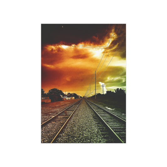 Not Choosing A Lane Paper Print