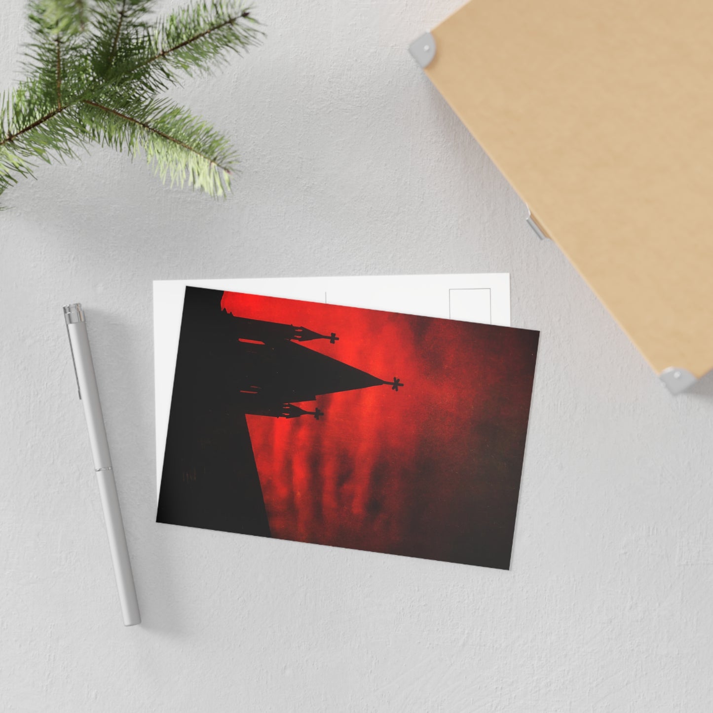 Blood Dusk Fine Art Postcard