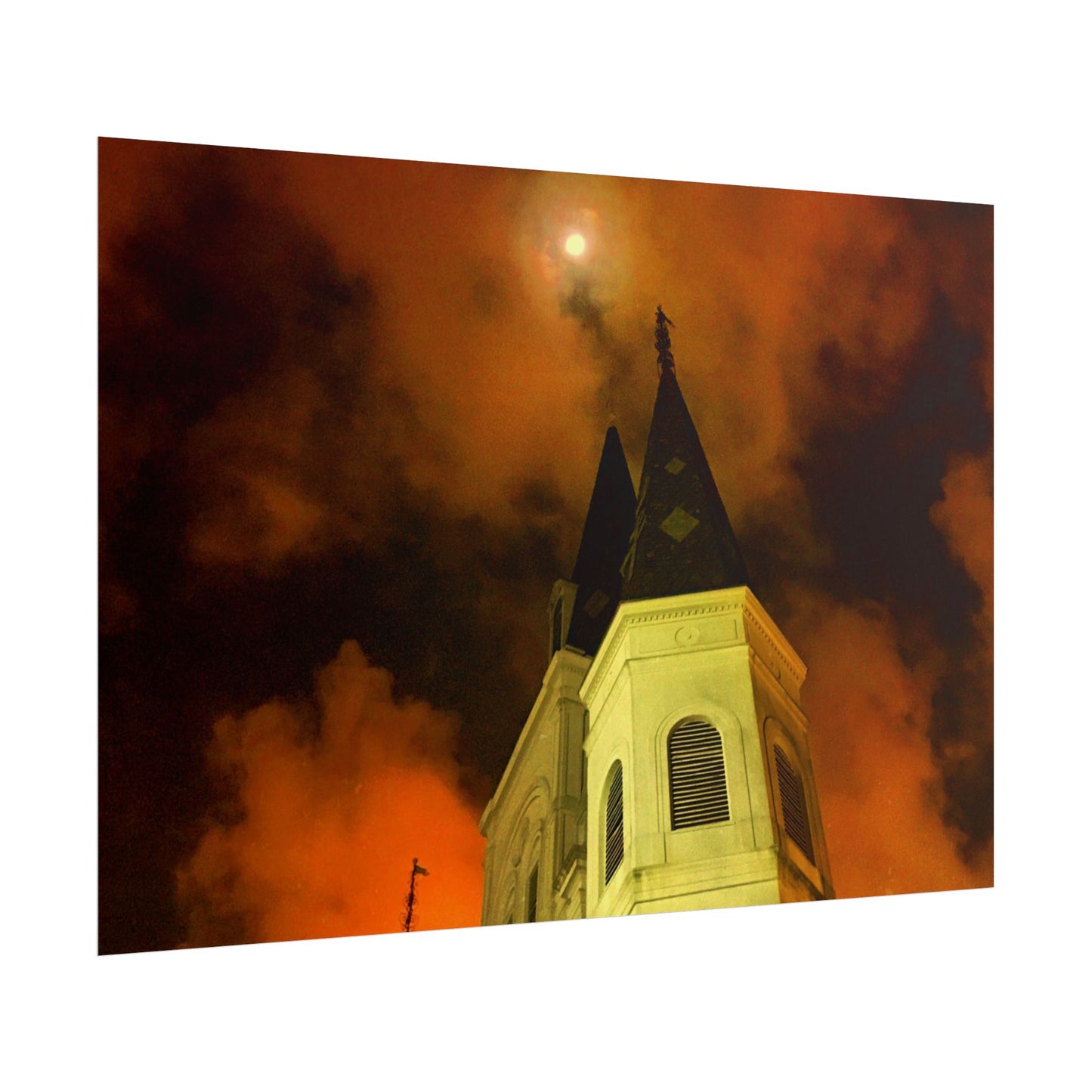 Moonrise Over St. Louis (V.2) Rolled Poster