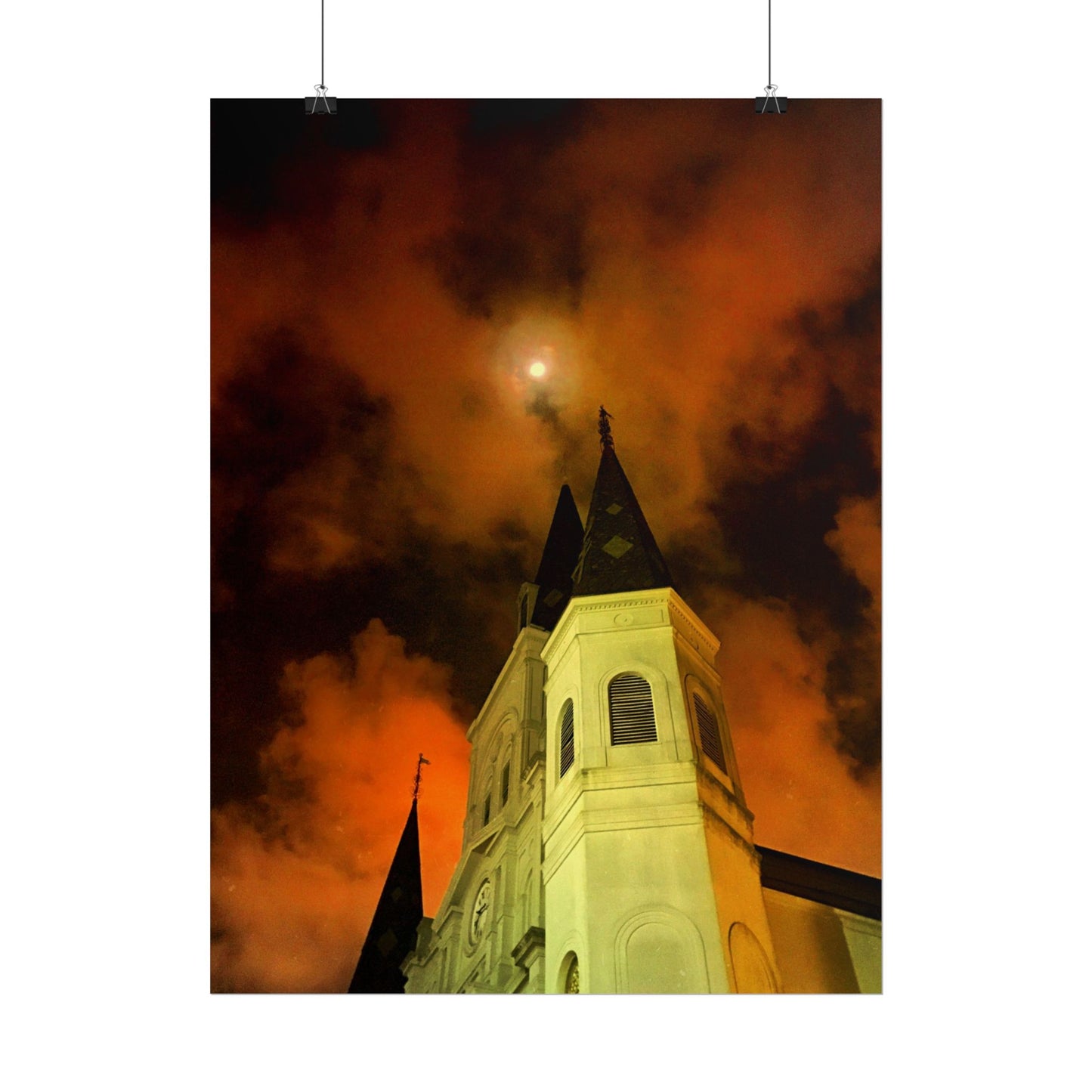 Moonrise Over St. Louis (V.2) Rolled Poster