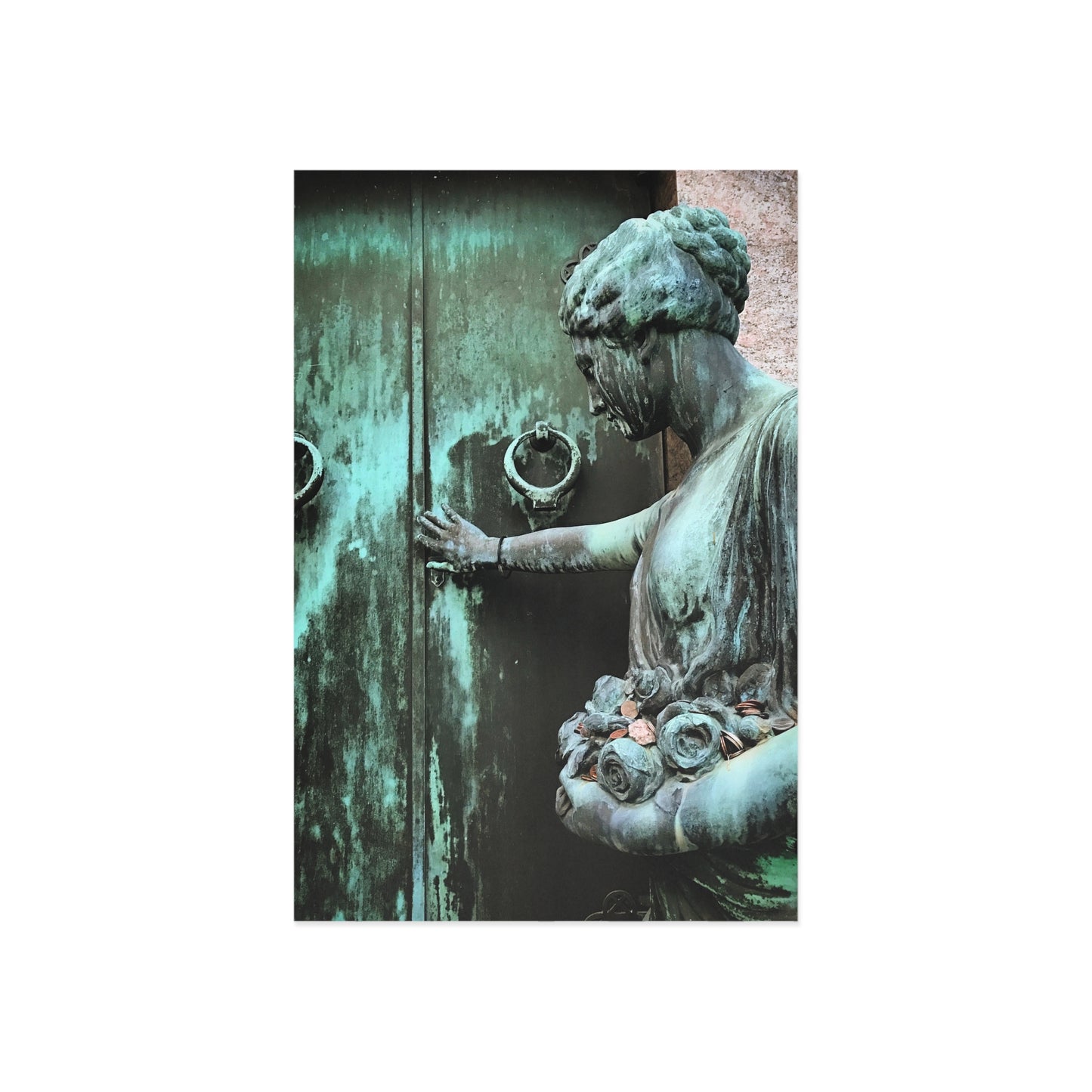 Knock Knock Fine Art Postcard