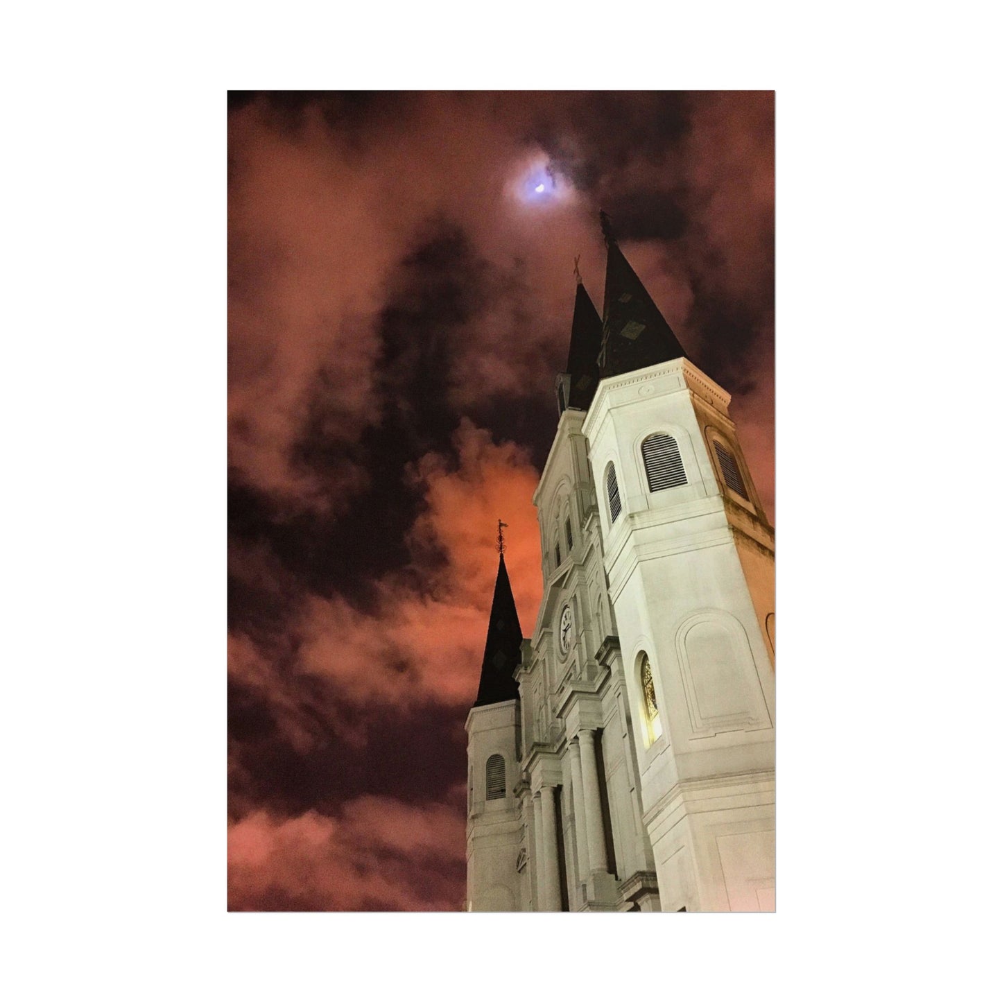 Moonrise Over St. Louis (V.1) Rolled Poster