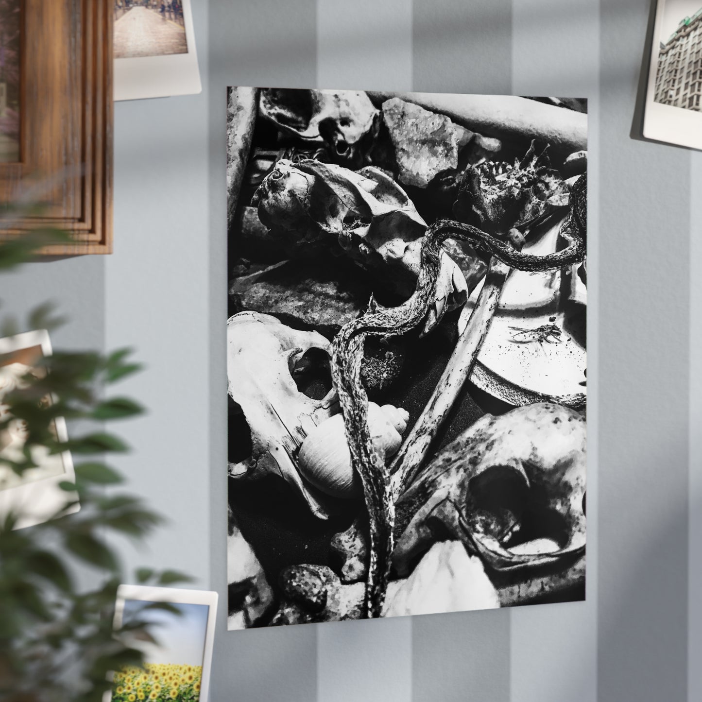 Them Bones Paper Print