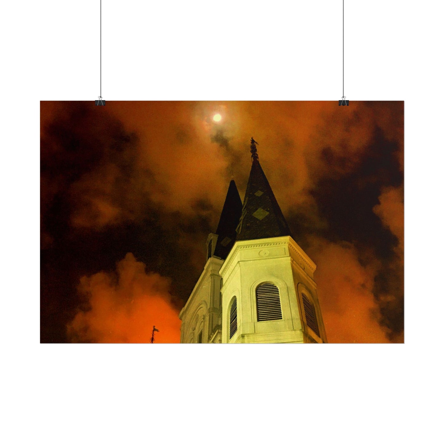Moonrise Over St. Louis (V.2) Rolled Poster