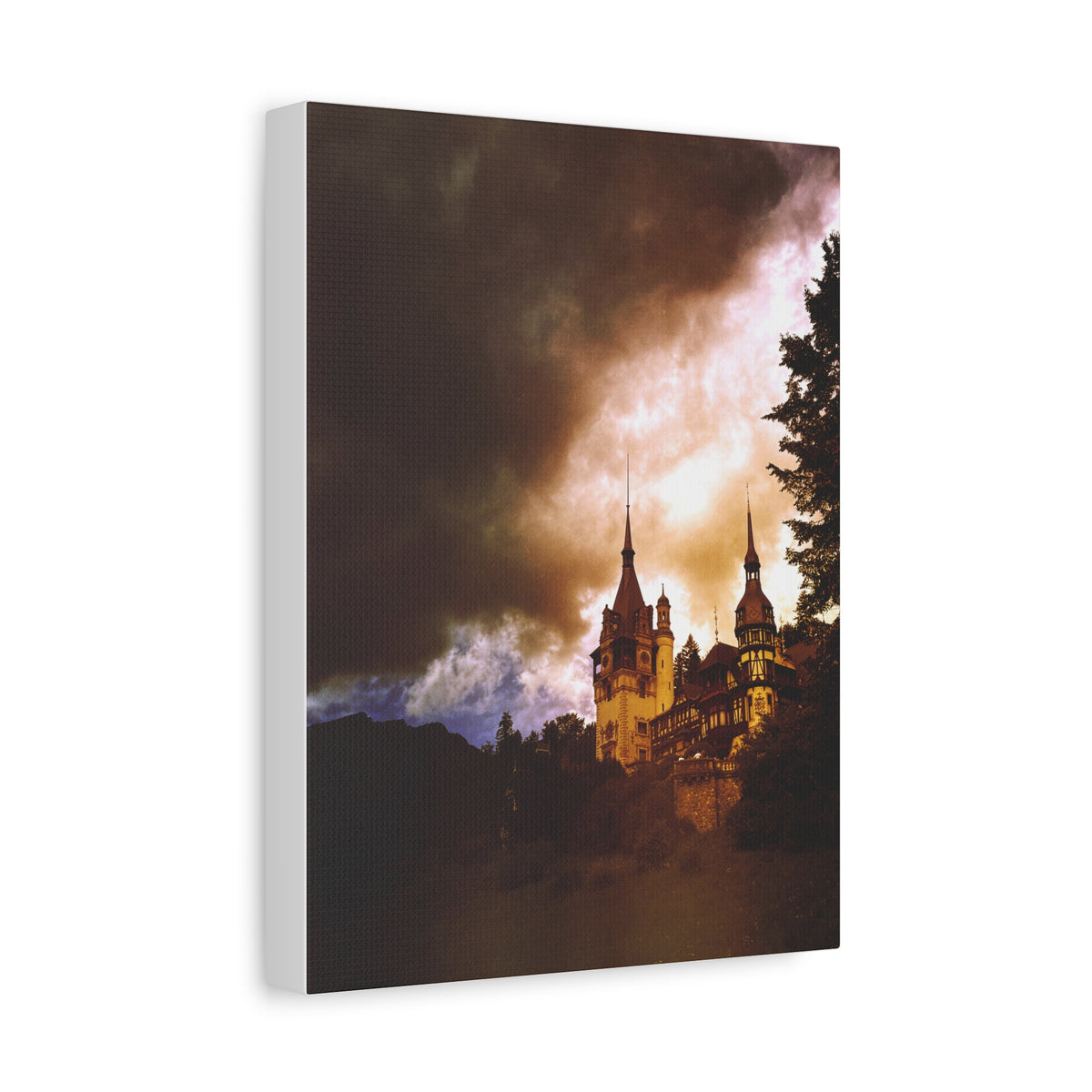 Peles Castle Matte Canvas, Stretched, 1.25"