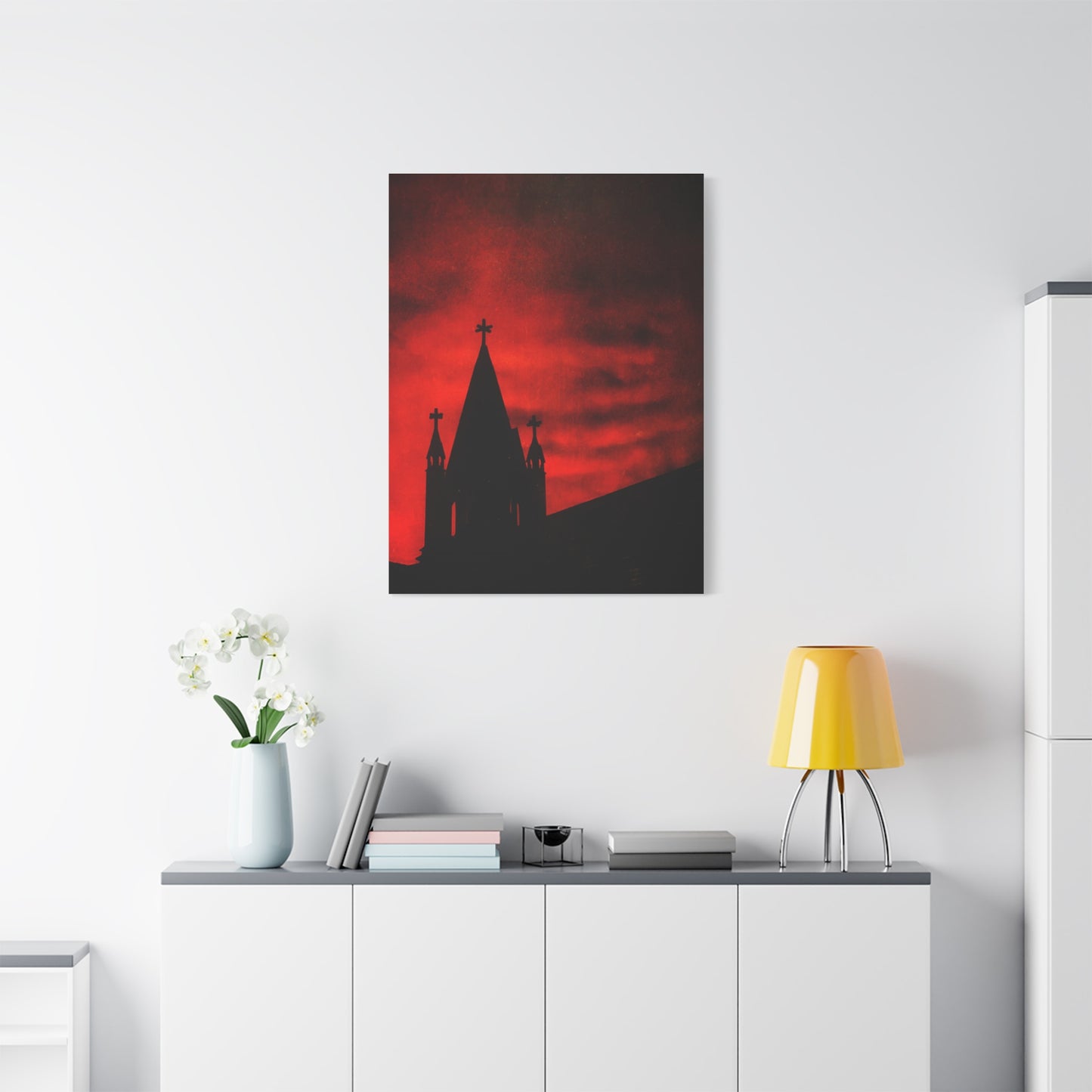Blood Dusk Matte Canvas, Stretched, 1.25"