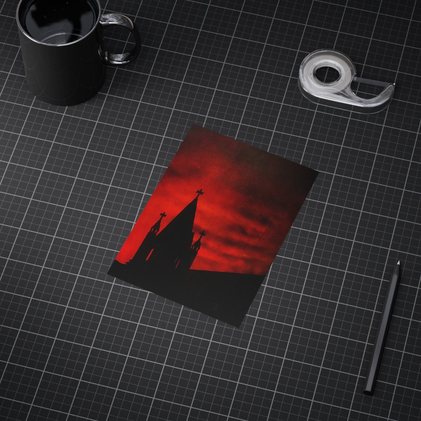 Blood Dusk Paper Print