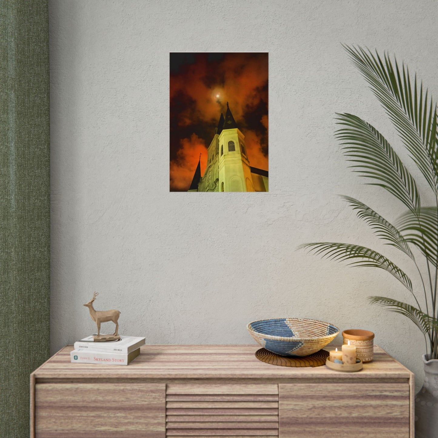 Moonrise Over St. Louis (V.2) Rolled Poster
