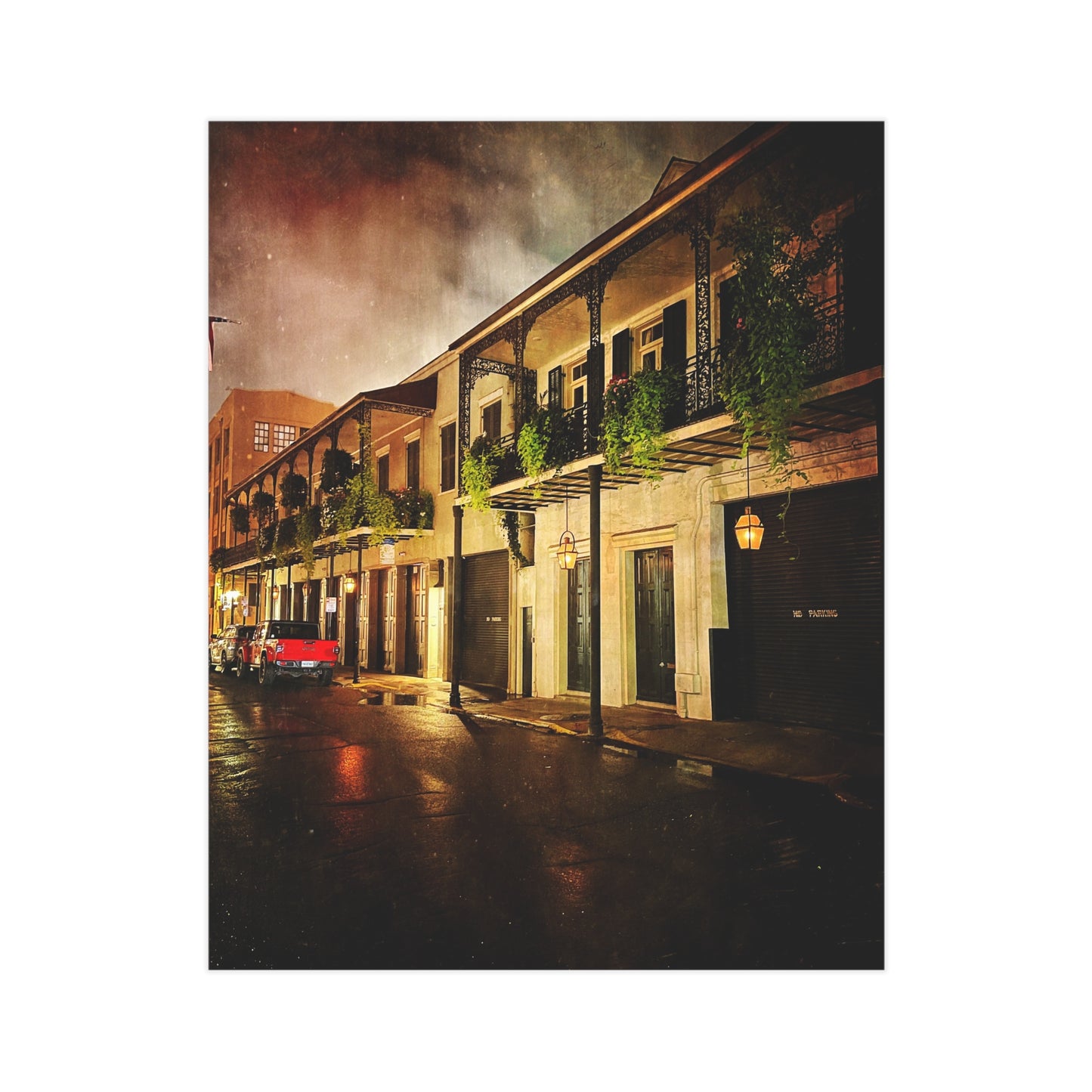 Frech Quarter Paper Print