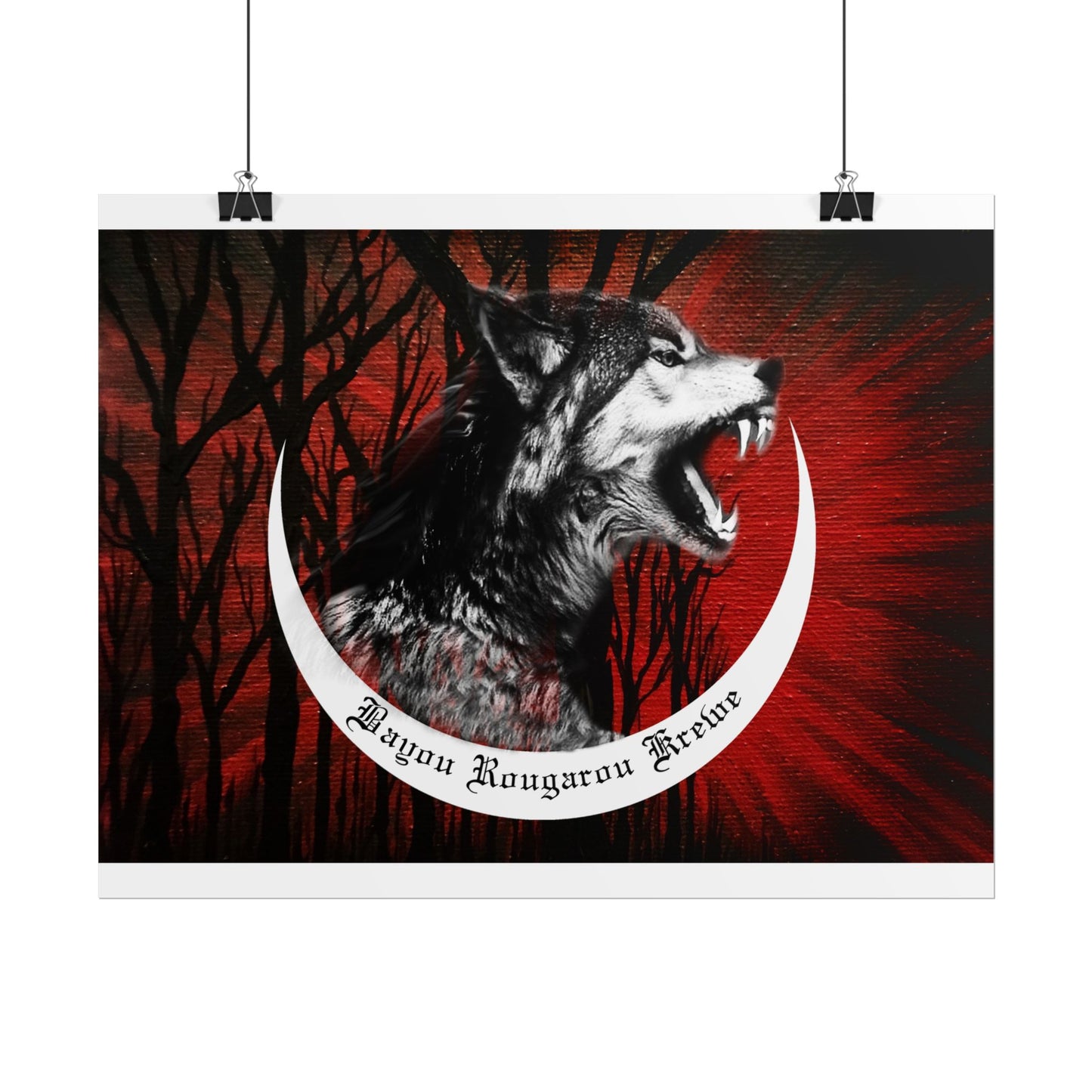 The Bayou Rougarou Krewe Rolled Poster