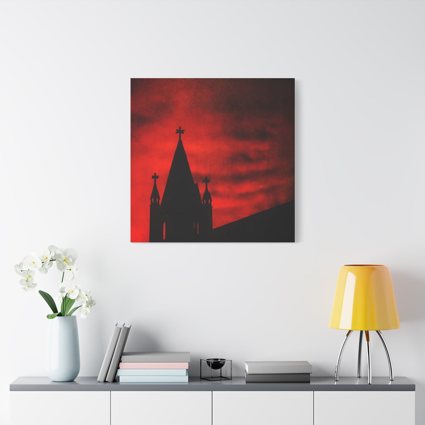 Blood Dusk Matte Canvas, Stretched, 1.25"
