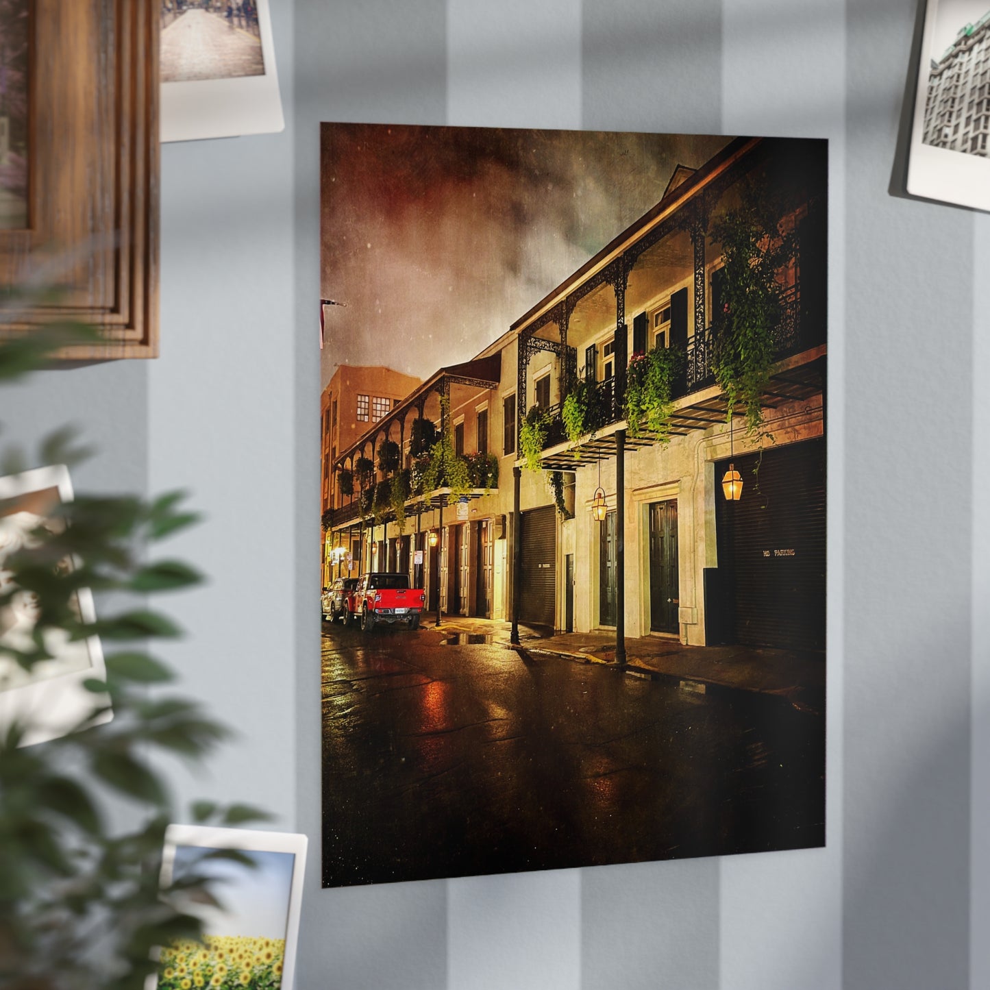 Frech Quarter Paper Print