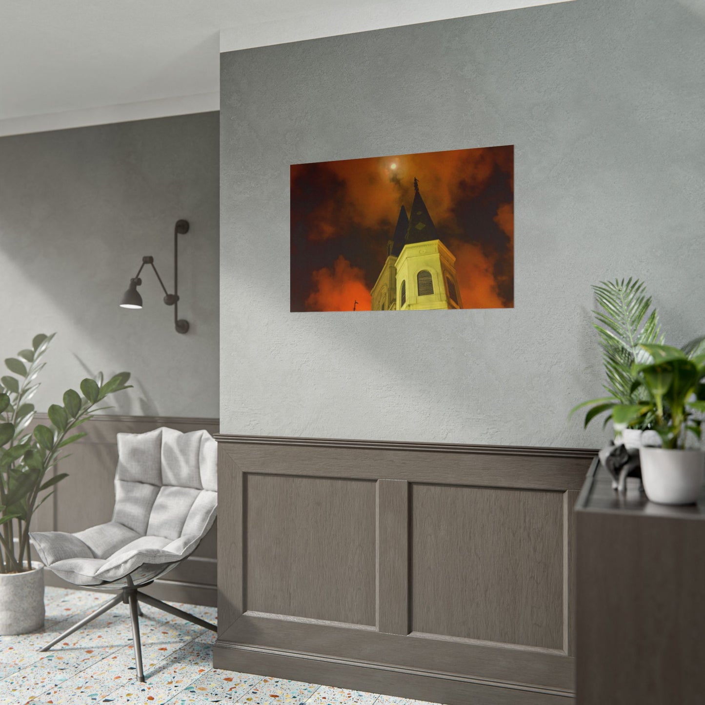 Moonrise Over St. Louis (V.2) Rolled Poster