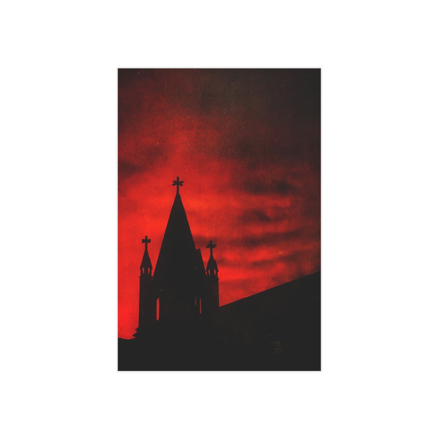 Blood Dusk Paper Print