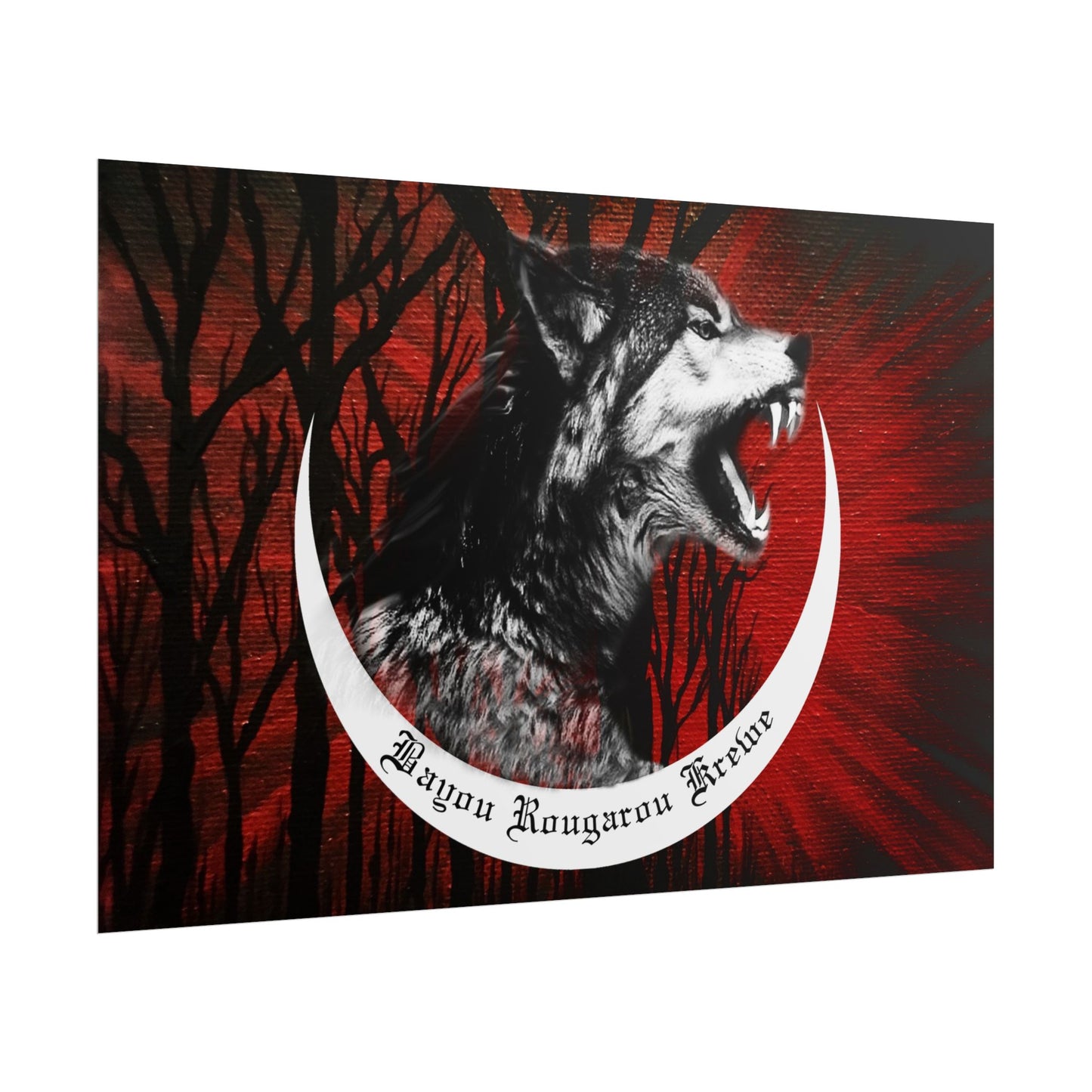 The Bayou Rougarou Krewe Rolled Poster
