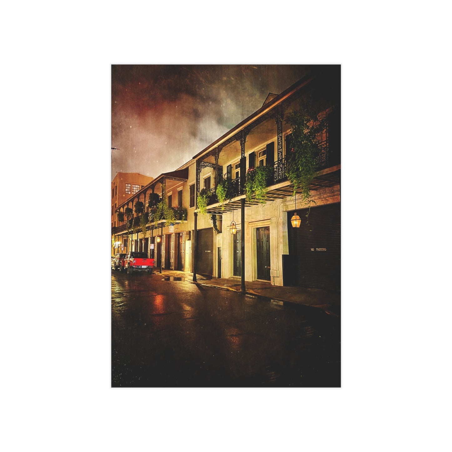 Frech Quarter Paper Print