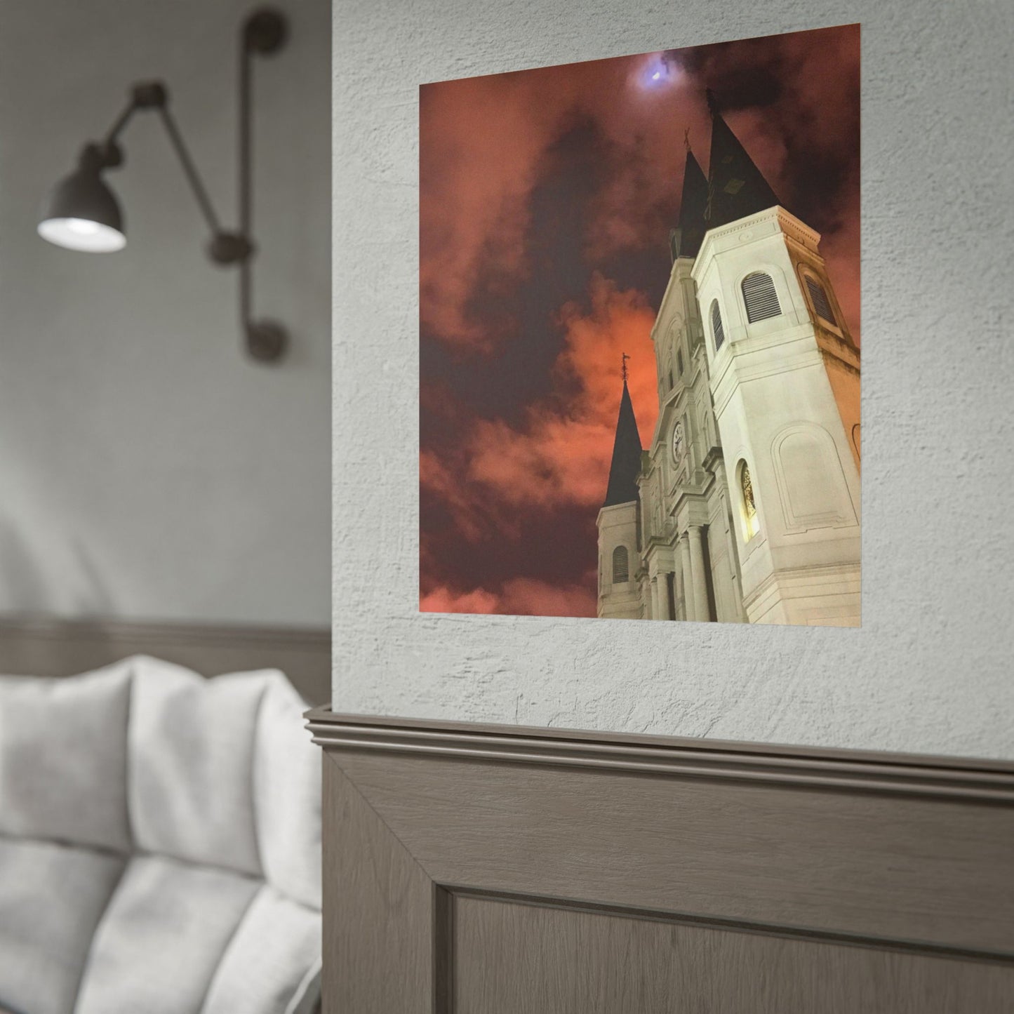 Moonrise Over St. Louis (V.1) Rolled Poster