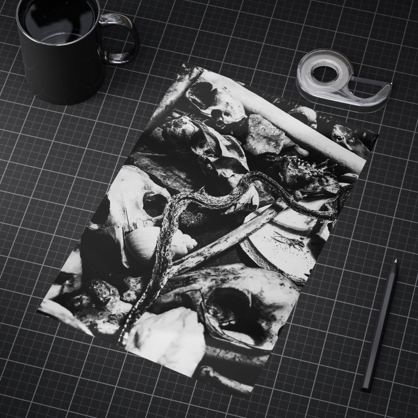 Them Bones Paper Print