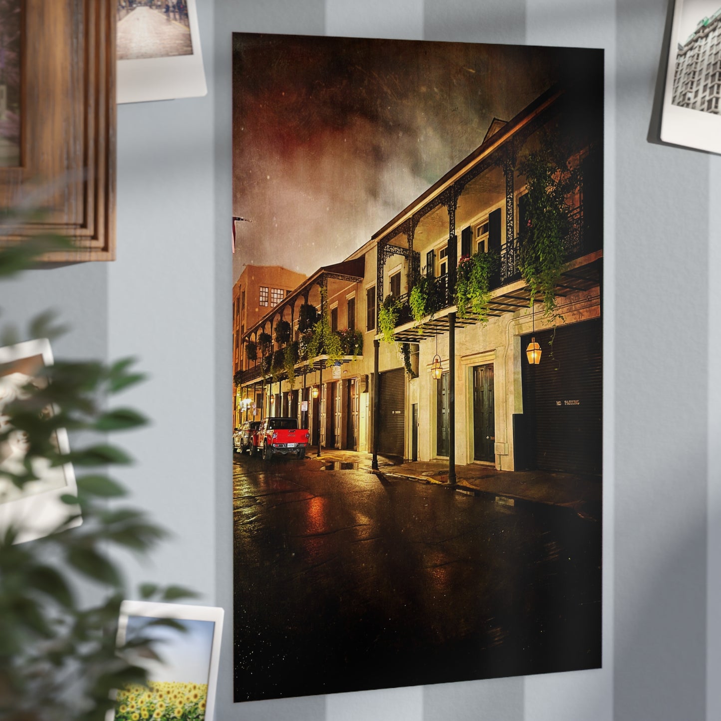 Frech Quarter Paper Print