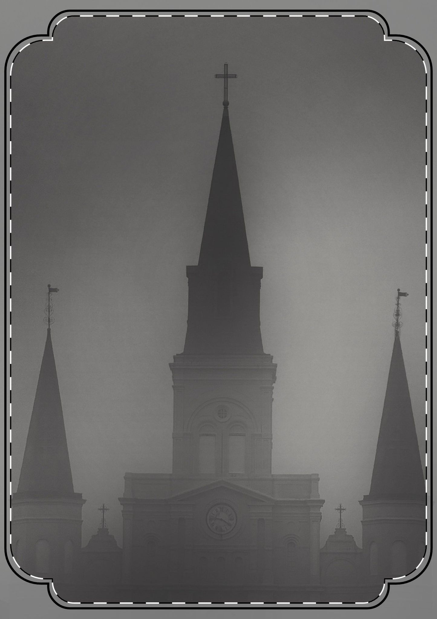 Emerging From The Mist Flat Greeting Cards (envelopes included)