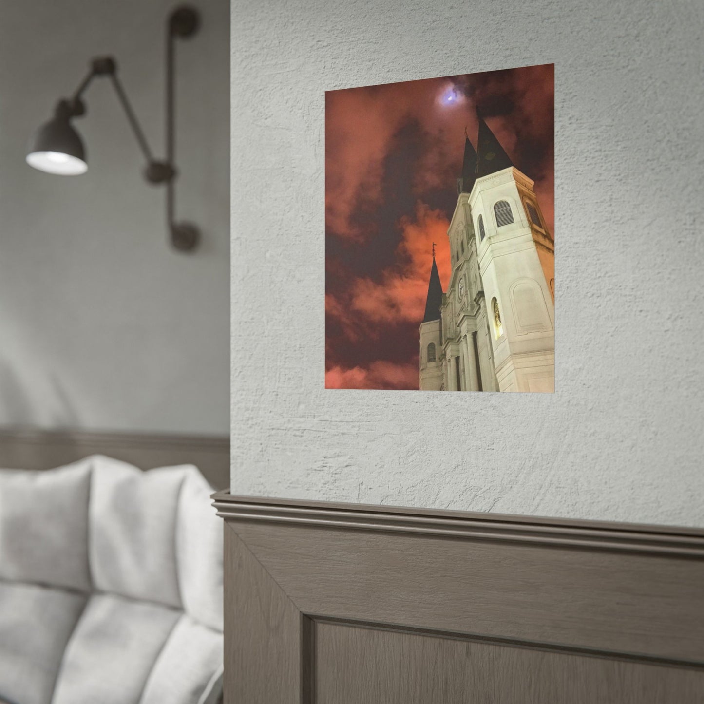 Moonrise Over St. Louis (V.1) Rolled Poster