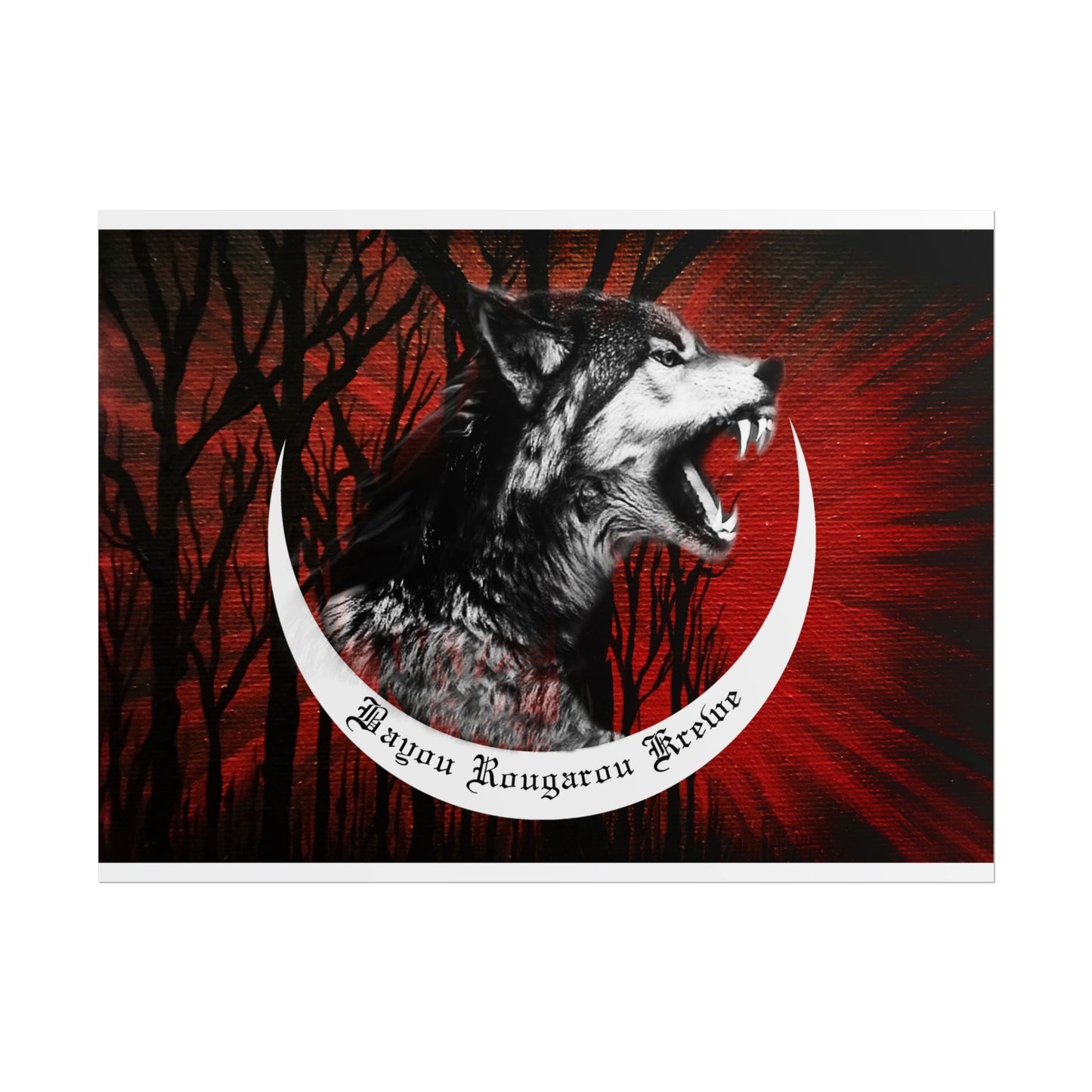 The Bayou Rougarou Krewe Rolled Poster