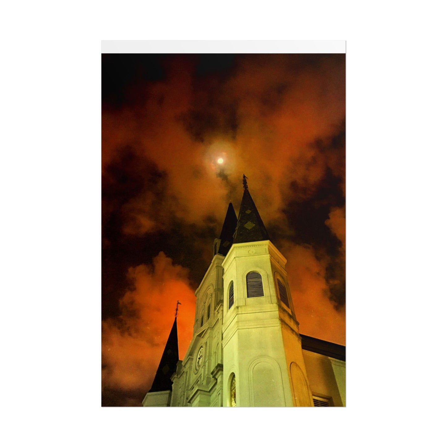 Moonrise Over St. Louis (V.2) Rolled Poster