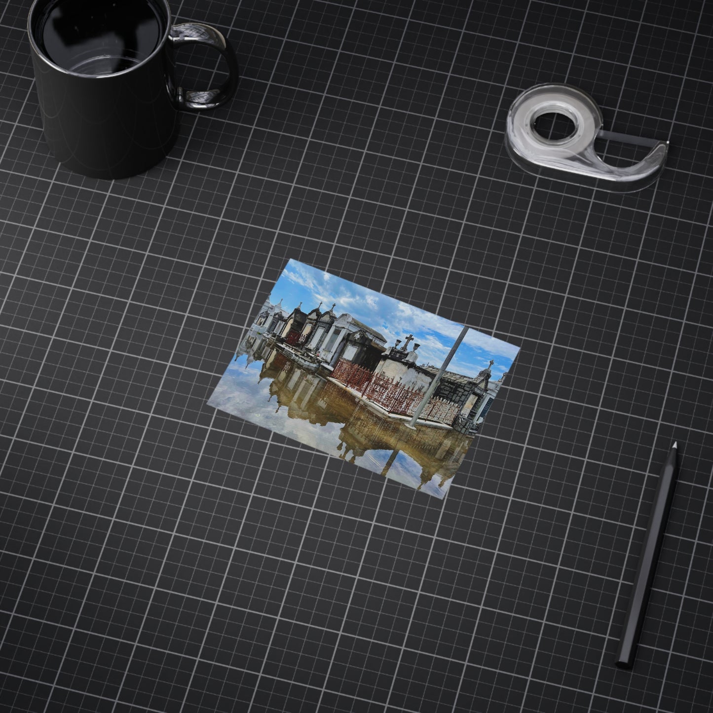 The Day The Sky Fell On Saint Joseph Paper Print