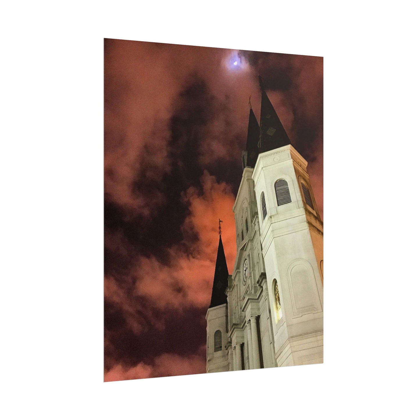 Moonrise Over St. Louis (V.1) Rolled Poster