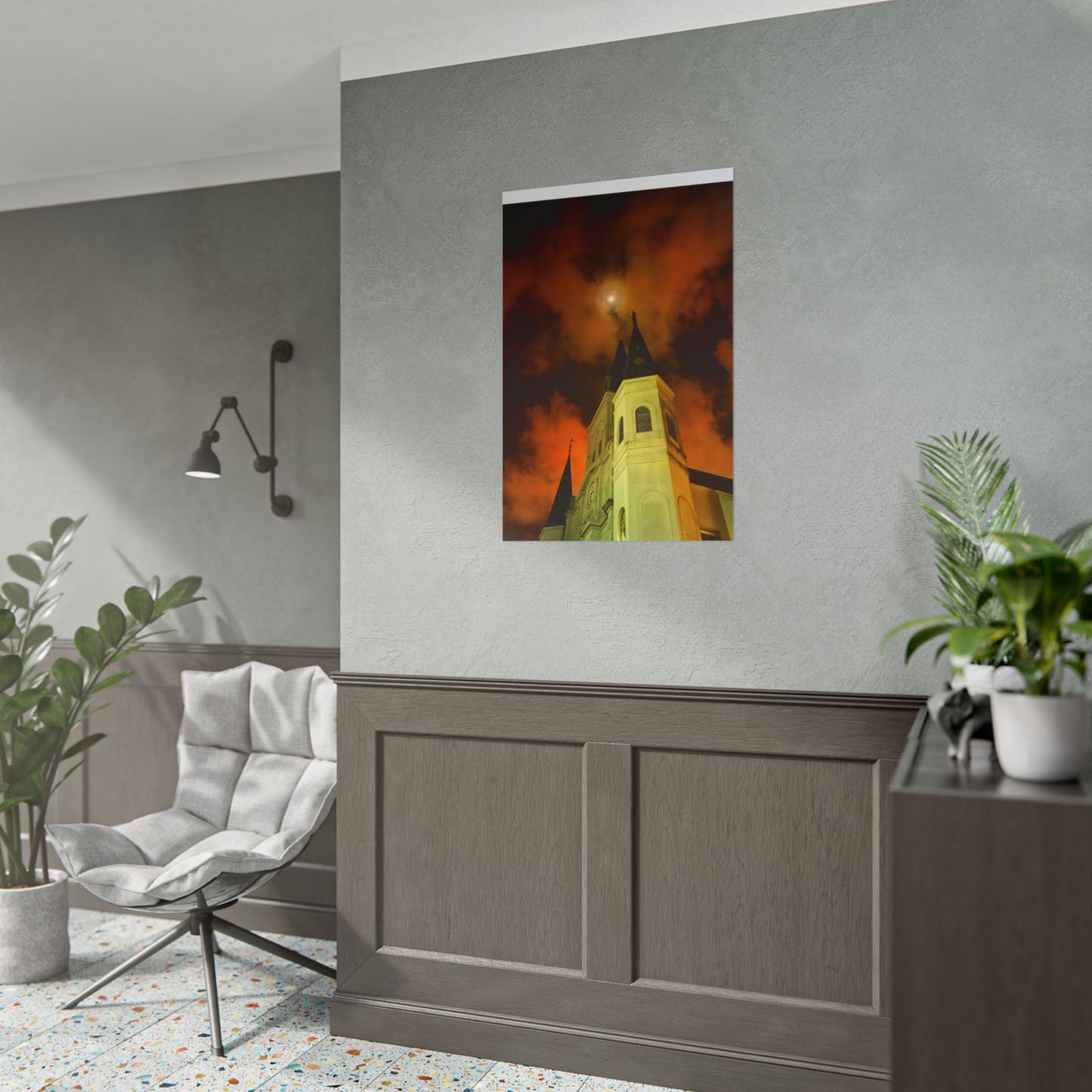 Moonrise Over St. Louis (V.2) Rolled Poster