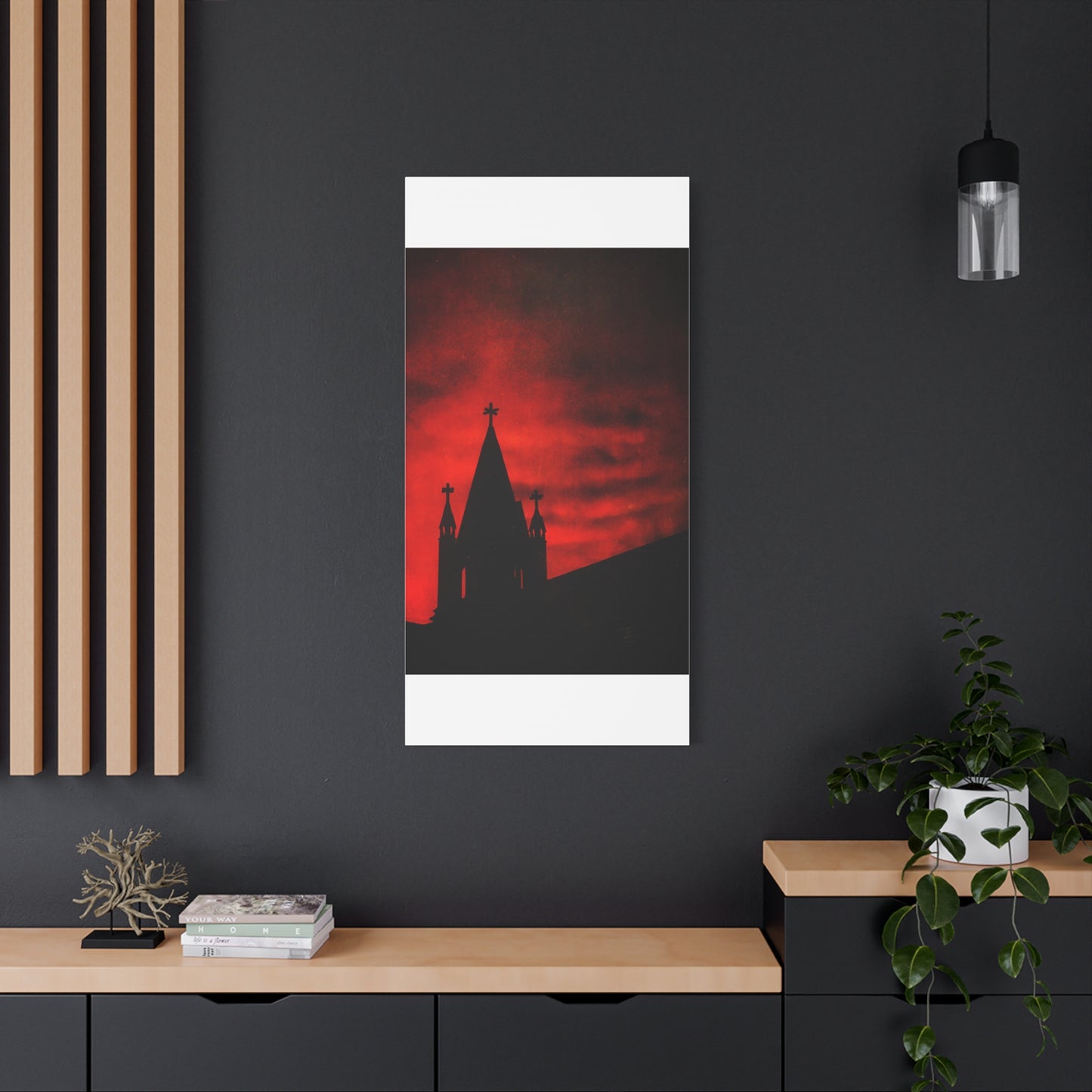 Blood Dusk Matte Canvas, Stretched, 1.25"