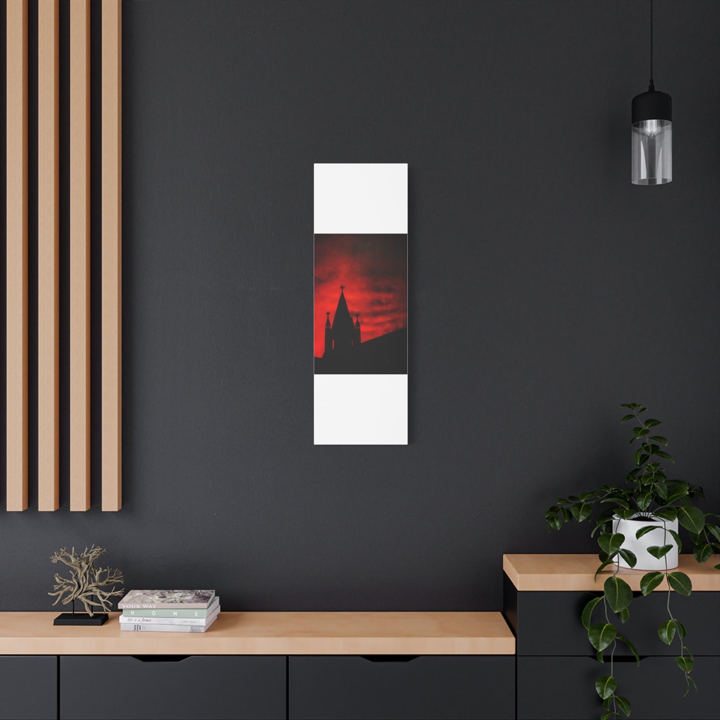 Blood Dusk Matte Canvas, Stretched, 1.25"
