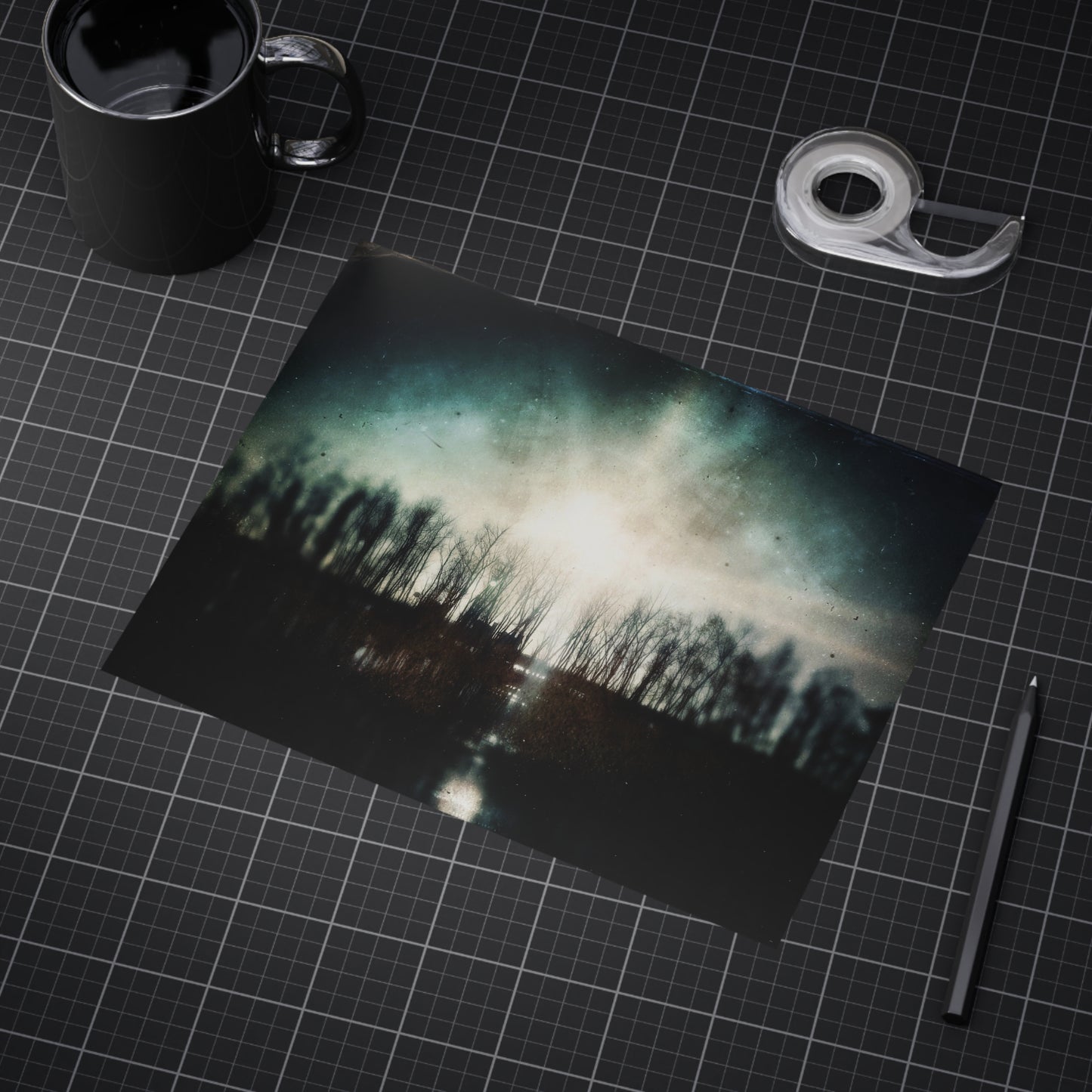 Bayou Dusk Paper Print