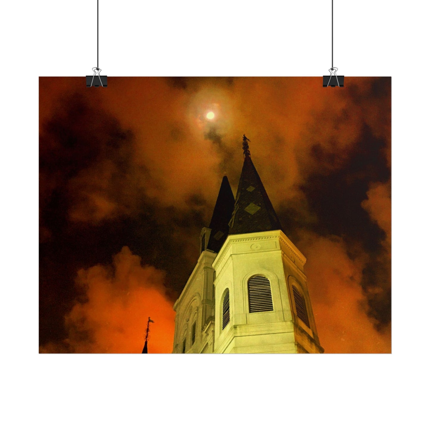 Moonrise Over St. Louis (V.2) Rolled Poster