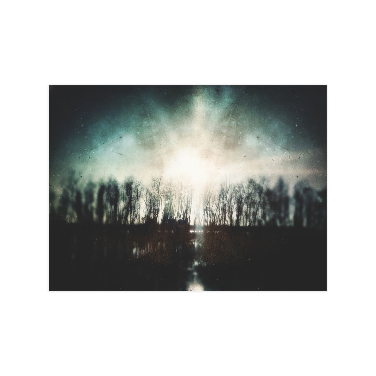 Bayou Dusk Paper Print