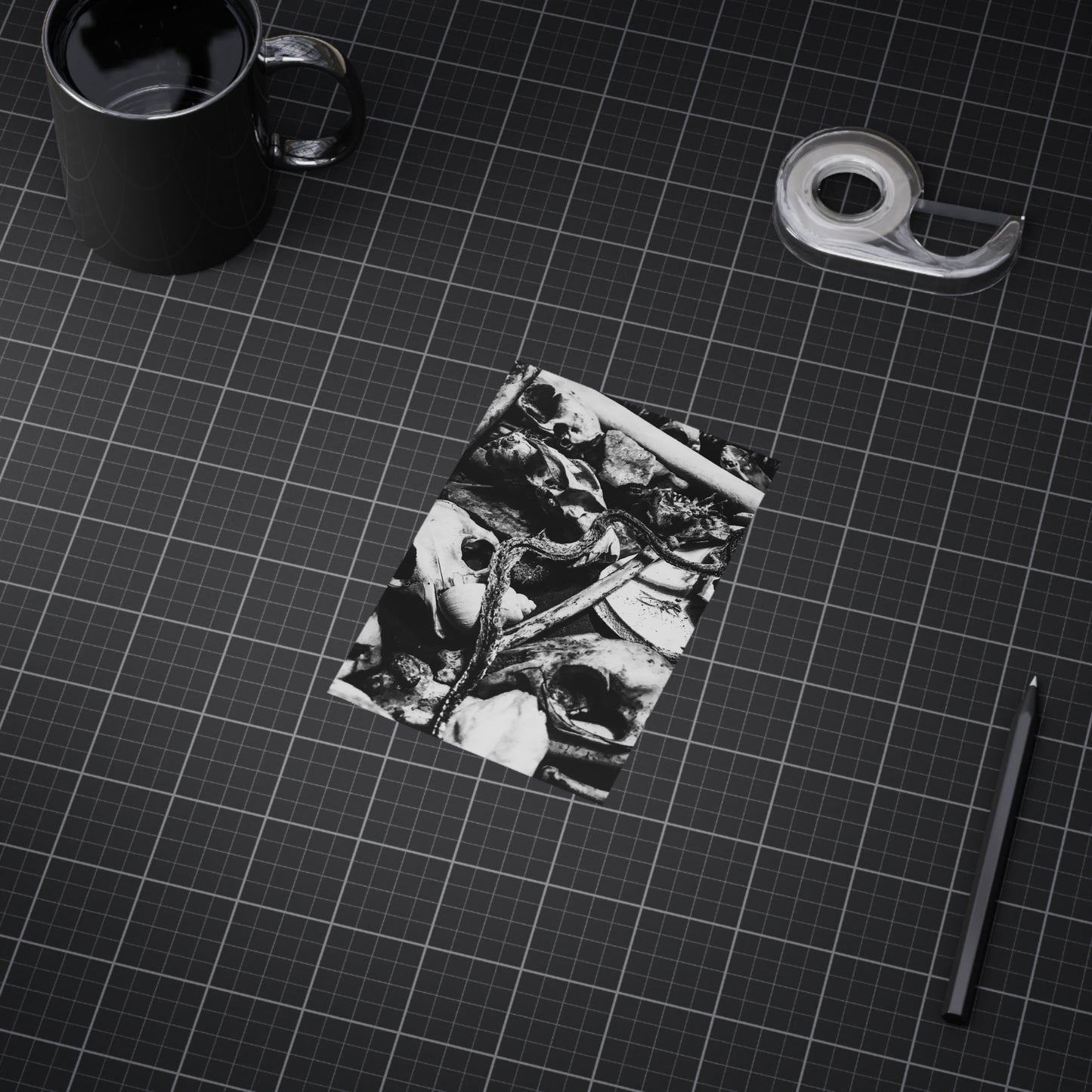 Them Bones Paper Print