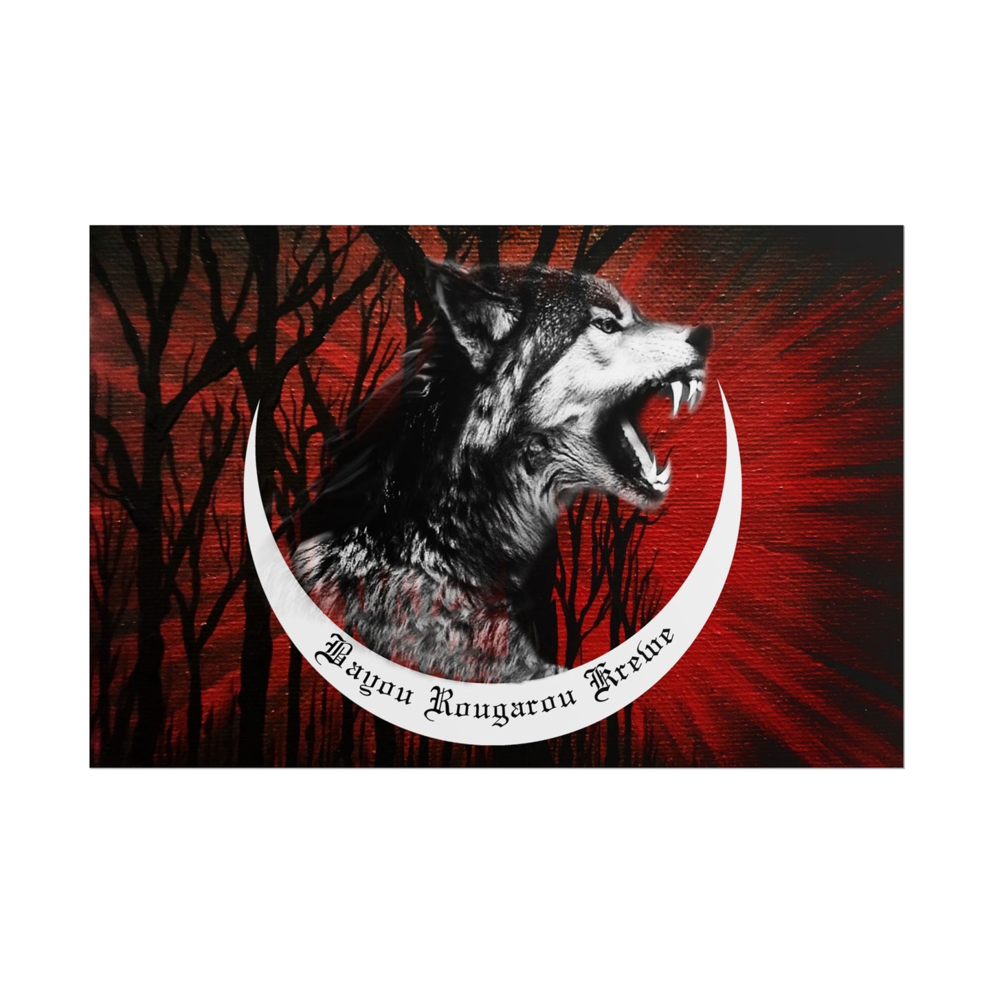 The Bayou Rougarou Krewe Rolled Poster