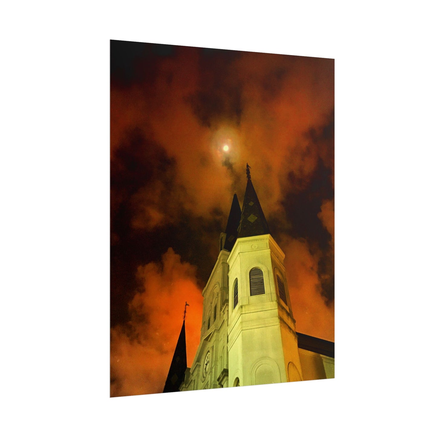 Moonrise Over St. Louis (V.2) Rolled Poster