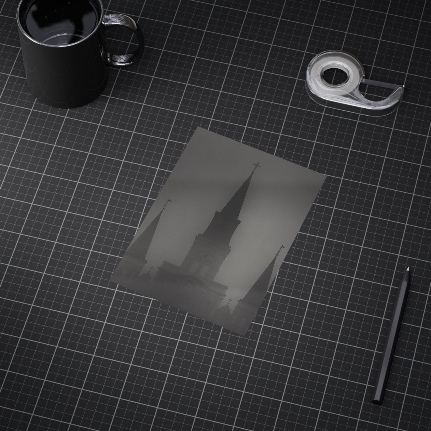 St. Louis of the Mist Paper Print