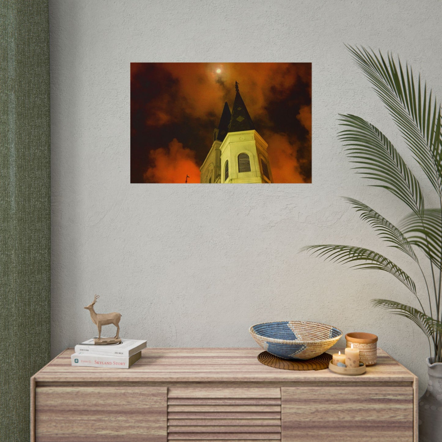 Moonrise Over St. Louis (V.2) Rolled Poster