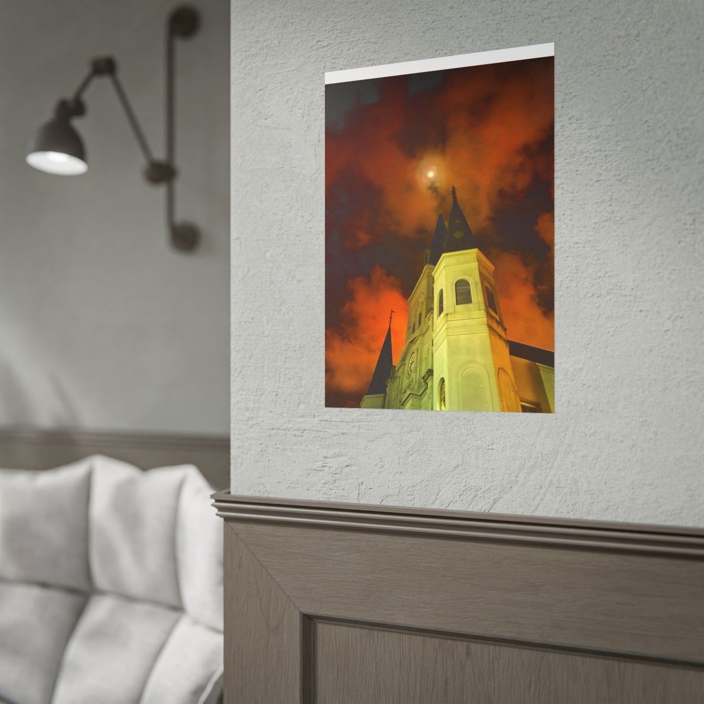 Moonrise Over St. Louis (V.2) Rolled Poster
