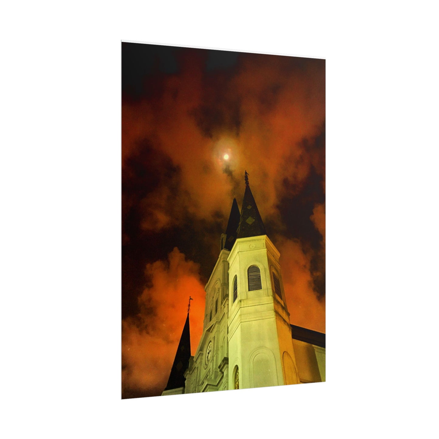 Moonrise Over St. Louis (V.2) Rolled Poster