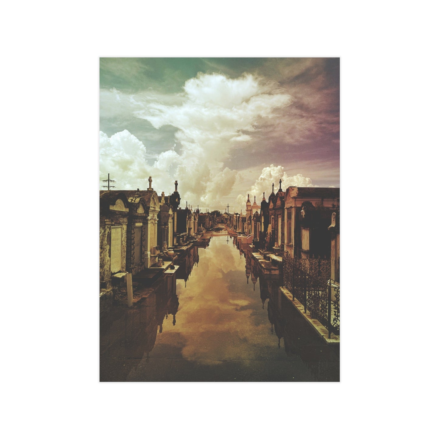 When The Sea Drenched The Heavens Paper Print
