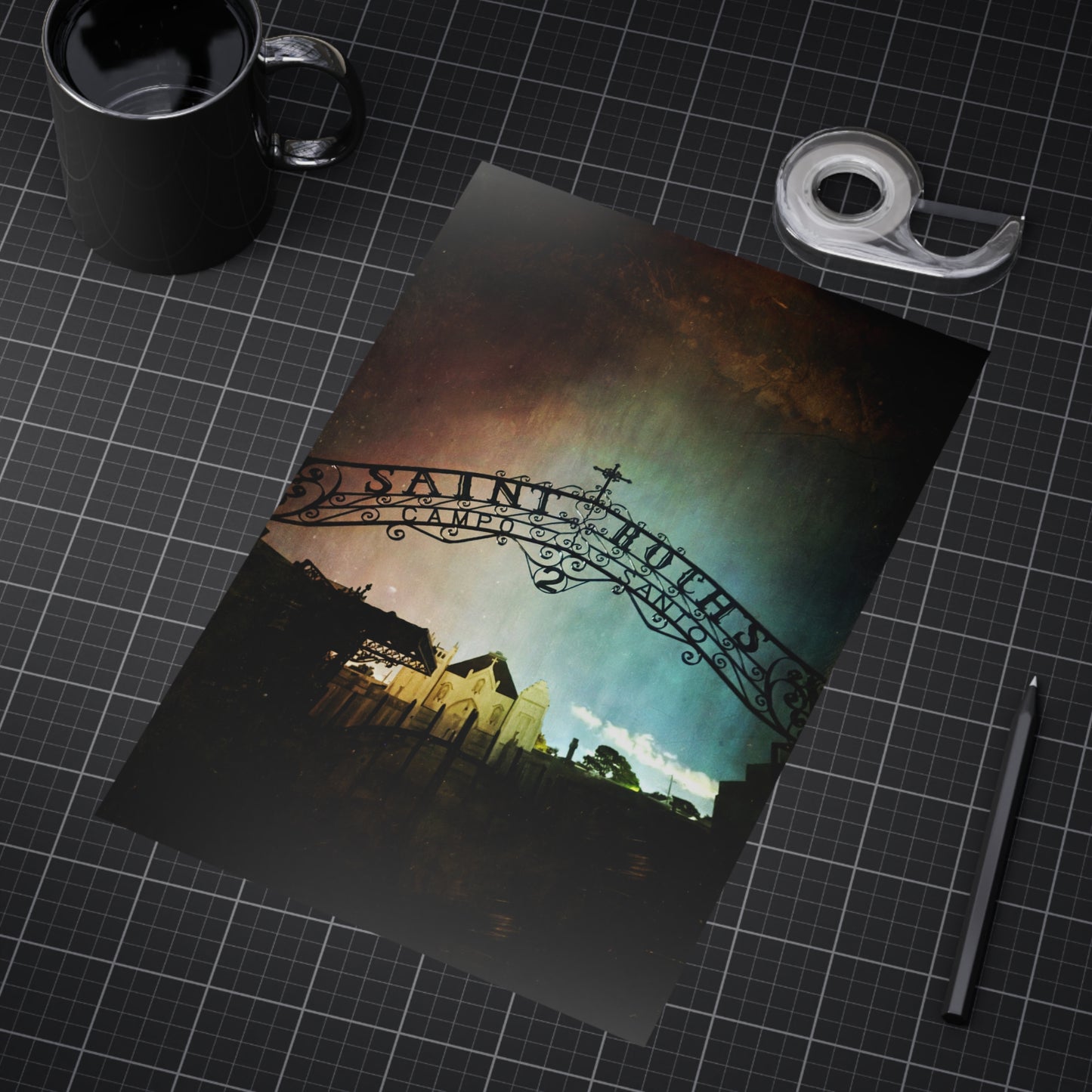 St. Roch Paper Print