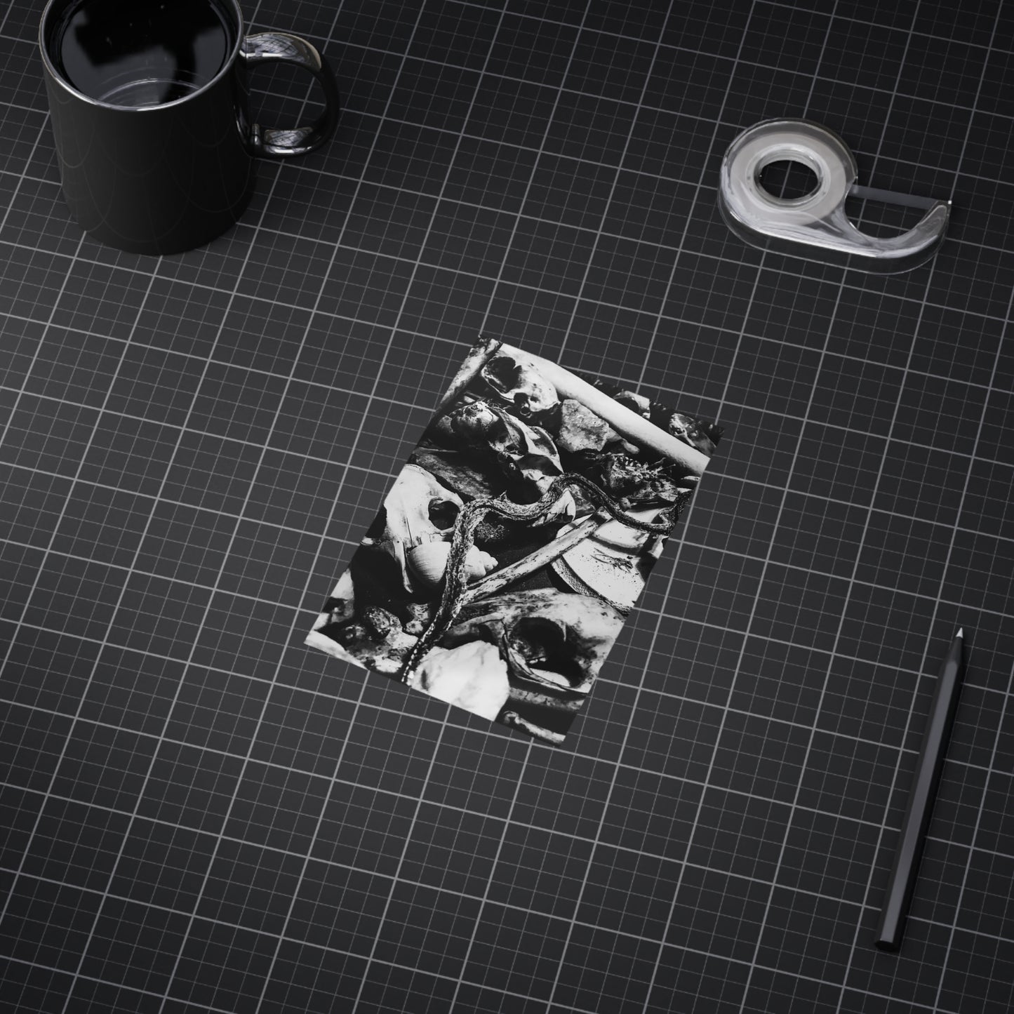 Them Bones Paper Print