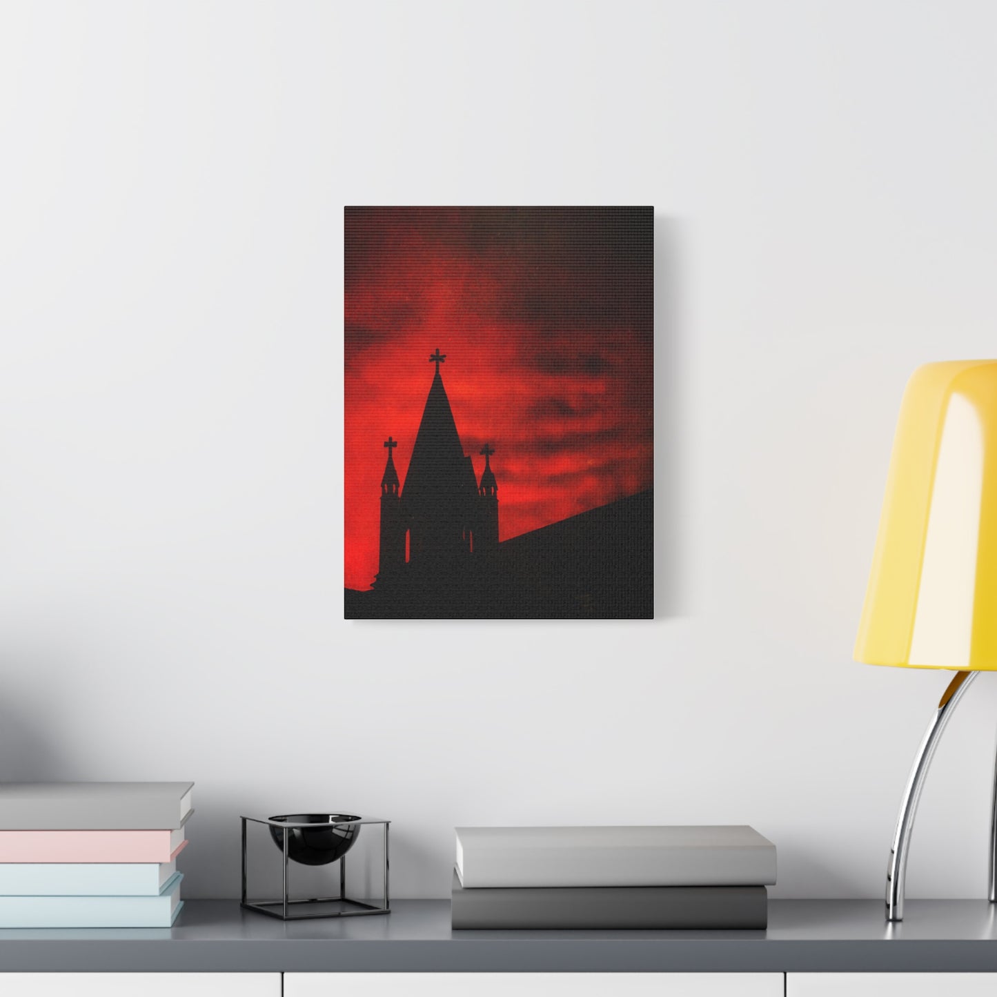 Blood Dusk Matte Canvas, Stretched, 1.25"